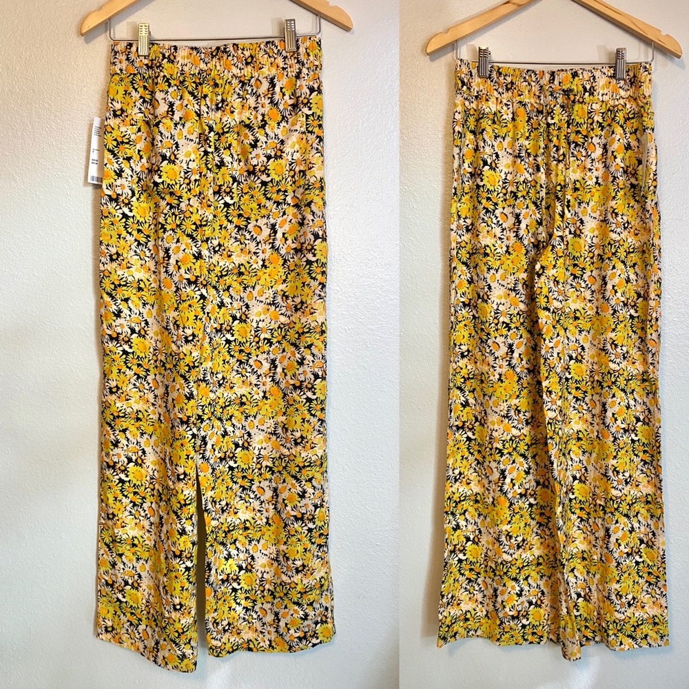 NWT Urban Outfitters Pull-on High waist Floral Pant Size Small